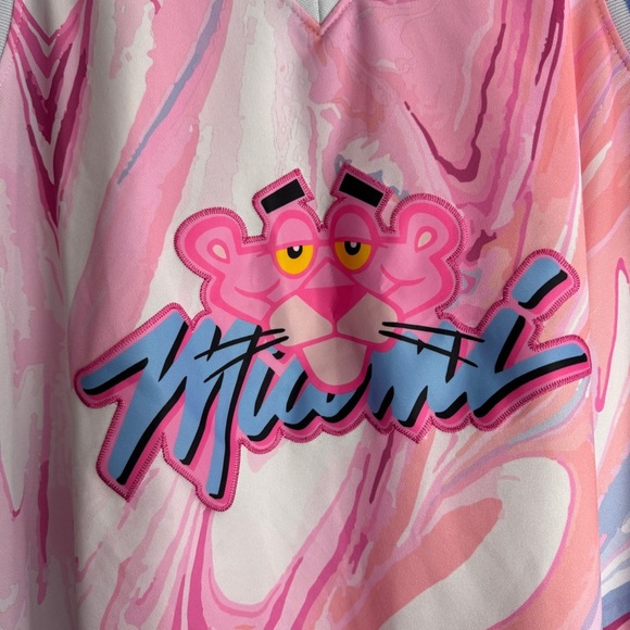 Pink Panther Miami Jersey Vintage Size XXL - Picture 2 of 7